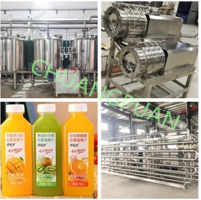 China Fully Automatic Stainless Steel Concentrated Mango Pulp Processing Line With Plc Control for sale