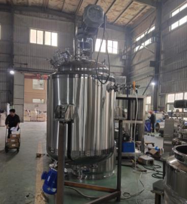 China SS304 SS316L Tanque de mistura de medicamento de gel mole Aço inoxidável Aquecimento a vapor elétrico à venda