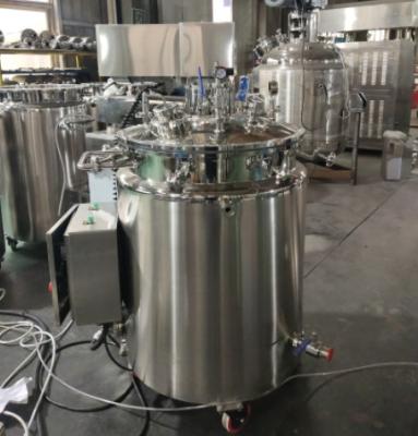 China Movable Bottom Discharge Softgel Medicine Mixing Tank PLC Control for sale