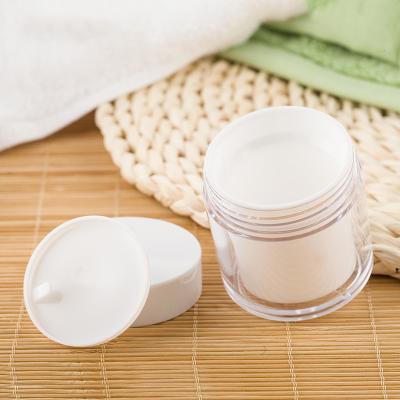 China 50g Fancy double Cream Jar Containers empty jar for body butter moisturizer cream for sale