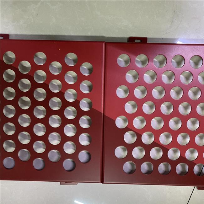 Industrial application of perforated metal plates