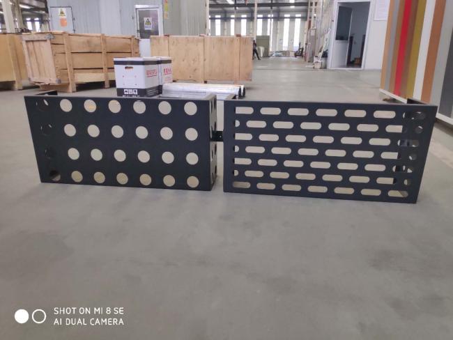 Various perforated metal sheet patterns