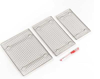 중국 304 스테인리스 스틸 BBQ Grill Mesh 165-550mm 원형 고온 저항 판매용