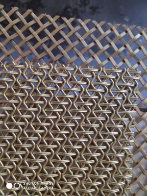 China Partition Wall Divider Architectural Metal Mesh Custom Anodized Decorative Sheet for sale
