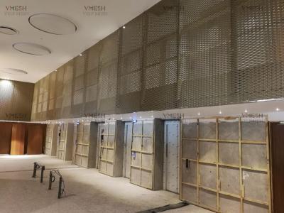 Chine Matériaux de construction métalliques aluminium Tôle déployée façades de revêtement mural à vendre