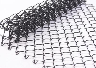 Chine PVC de diamant enduit/galvanisé pour le fil Mesh Fence de maillon de chaîne de terrain de jeu de sports à vendre