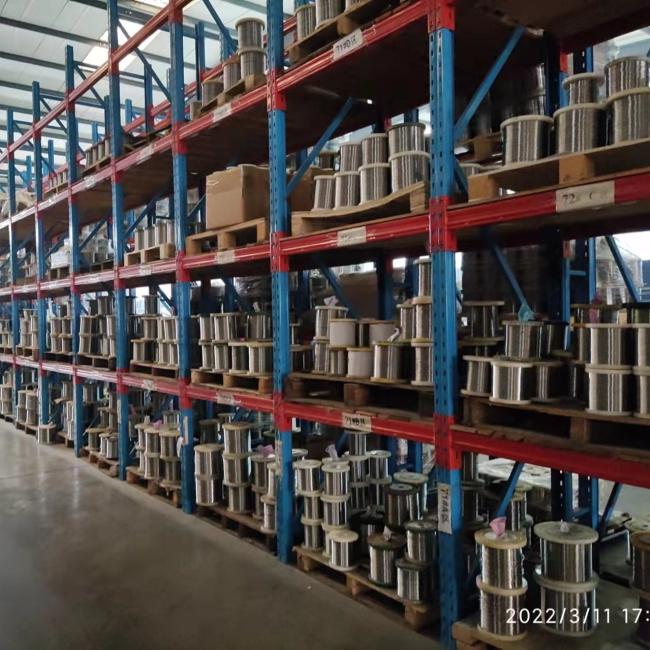Rolls of stainless steel wire mesh ready for industrial use