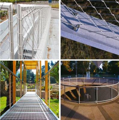 Cina Rete metallica in filo di acciaio inossidabile 304/316 30x30mm per protezione voliera in vendita