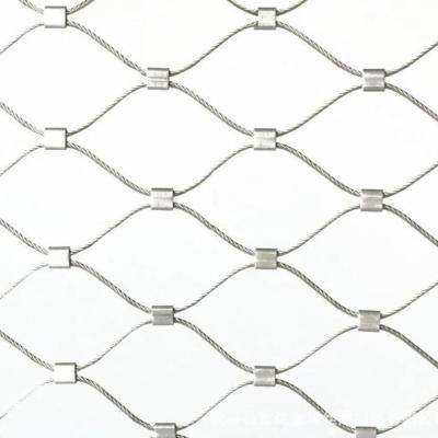 China 304 flexíveis corda de fio de aço inoxidável Mesh Safety Fencing For Zoo à venda
