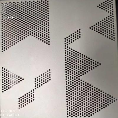 China Customized Perforated Aluminum Sheet Metal For Building Exterior Te koop
