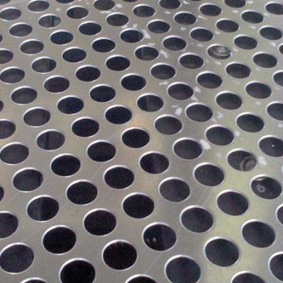 China Round Hole Stainless Steel 304 316 Aluminum Perforated Metal Sheet Powder Coated for sale