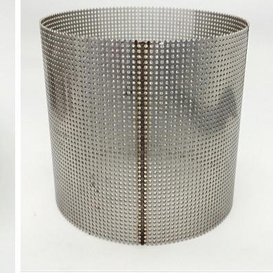 China Aluminum Stainless Steel Perforated Metal Filter Tube For Water Well for sale