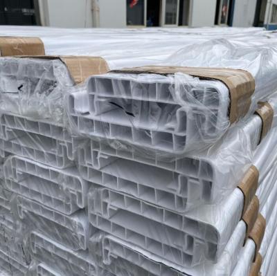 중국 흰색 5피트 x 8피트 4-레일 PVC 말 울타리 친환경 비닐 판매용