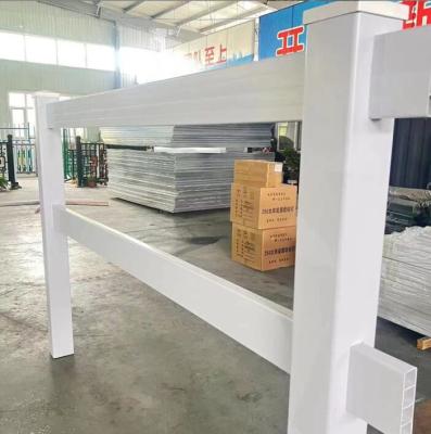 중국 백색 PVC 비닐 말 목장 울타리 - 내구성이 뛰어나고 유지 보수가 용이함 판매용