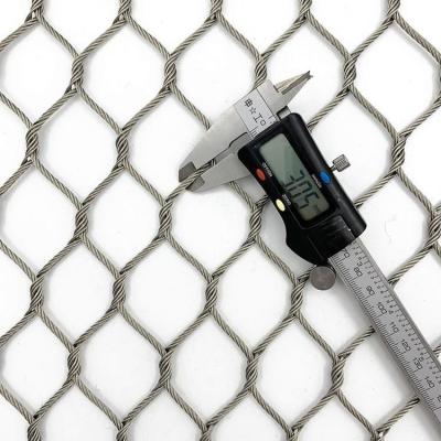 China Enclosure Stainless Steel Cable Mesh 304 316 Wire Diameter 1mm-3mm Te koop