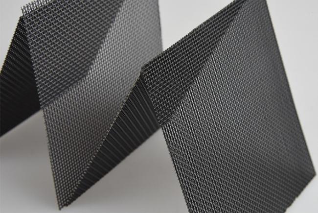 Stainless steel wire mesh close-up showing weave pattern