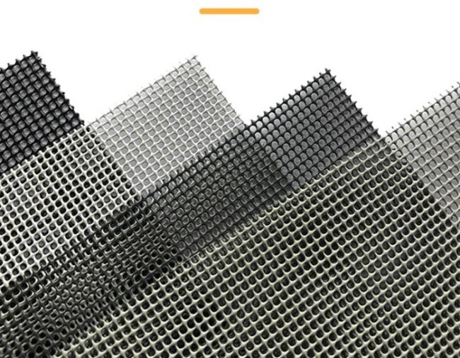 Installed stainless steel mesh window screen application