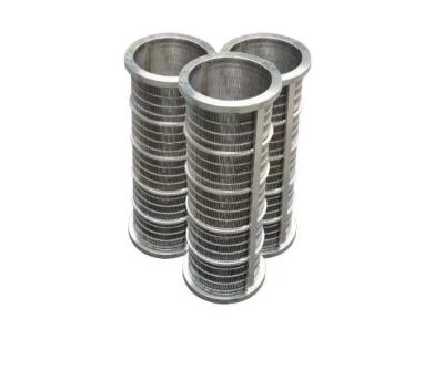 China 0.25mm Wedge Wire Screens Sieve Cylinders For Petroleum à venda