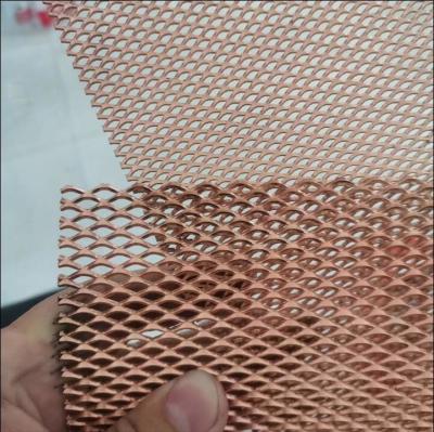中国 Low Resistance 99.96% Pure Copper Expanded Mesh For Battery 販売のため