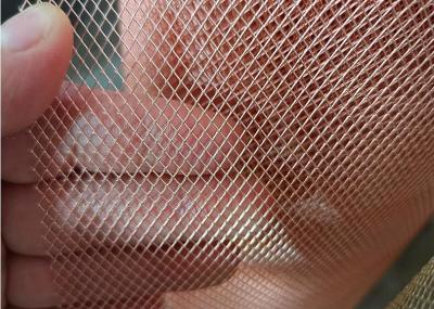 Китай Медная ромбическая просечно-вытяжная сетка для экранирования ЭМИ 0.02-4 мм продается