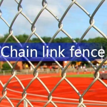 China 50*50mm Hot Dip Galvanized Chain Link Wire Mesh Fence For Football Ground Net for sale