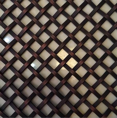 China Decorative Steel Bronze Metal Wire Screen Architectural Mesh Chain Coil Hanging Drapery Ceiling Curtain for sale