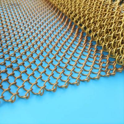 Κίνα Αλουμινίου αλυσίδας σύνδεσης Μεταλλική δίχτυα κουρτίνα - σκόνη επικαλυμμένη ανθεκτική στη σκουριά προς πώληση