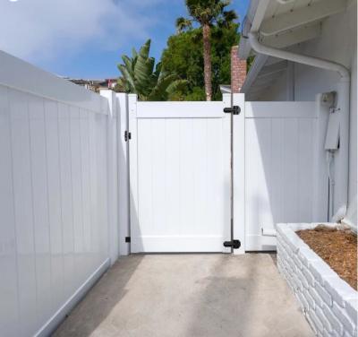 중국 6ft 흰색 PVC 프라이버시 펜스 패널 1.8mHx2.4mW 판매용