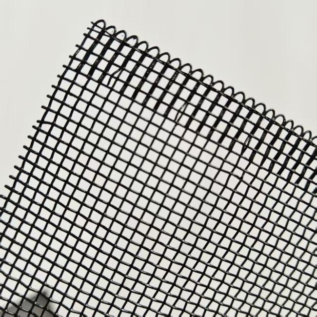 Roll of aluminum insect mesh showing material texture