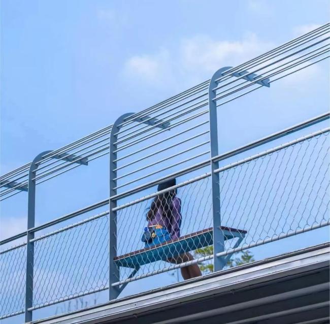 Stainless steel rope mesh used for balustrade