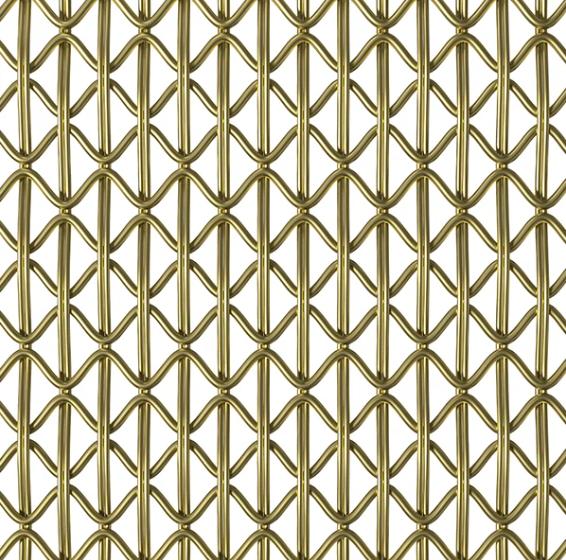 Close-up view of brushed stainless steel mesh texture