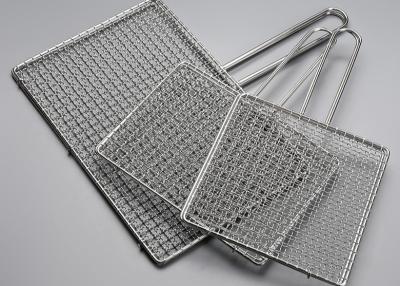 China 0.5mm-5.0mm Wire Charcoal BBQ Grill Wire Mesh Grates 100*200mm 300*500mm for sale
