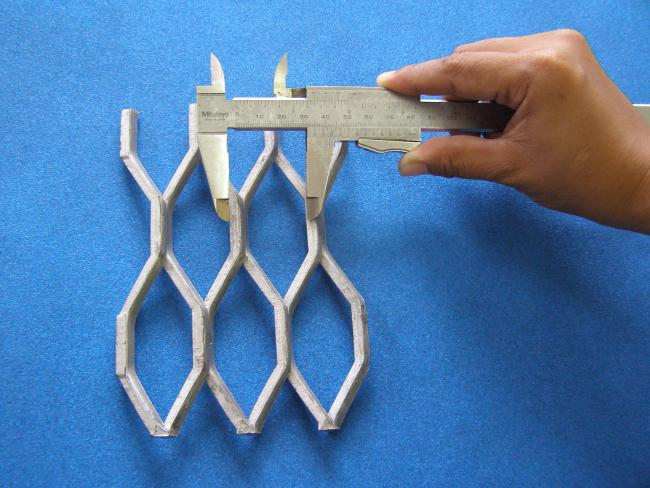 Perforated expanded metal sheet sample 5