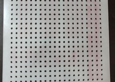 China Polypropylene Plastic Perforated Sheet Plate Round Hole Punching for sale