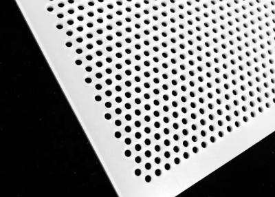 China PVC Perforated Plastic Mesh Sheet Round Hole 1000*2000mm 1220*2440mm for sale