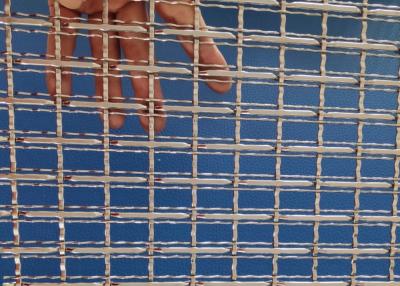 Cina Strato architettonico d'ottone tessuto a mano della grata del metallo del cavo della maglia metallica 1.8mm 2.0mm in vendita