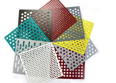 China Architectural Decorative PVDF Perforated Metal Facades 1500*2500mm for sale