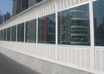 China Highway Soundproof Perforated Metal Mesh 80mm 100mm Perforated Noise Barrier Panels for sale