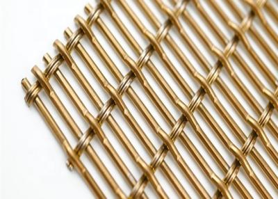 China Velp-Goldsilberne überzogene Architekturmetallmasche zu verkaufen
