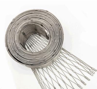 China High Strength Stainless Steel Rope Mesh Balustrade Architectural 7x19 2.5mm for sale