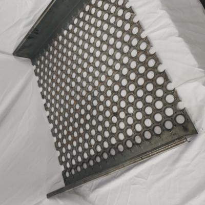 중국 지붕 안전성 보도 강철 1.5 밀리미터 통제력 지주 회절격자 야외 미끄럼 방지 구멍 오우 형상 판매용