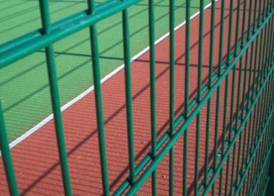 China Galvanized Bilateral Green Vinyl Coated Wire Garden Fence Ral 6005 for sale
