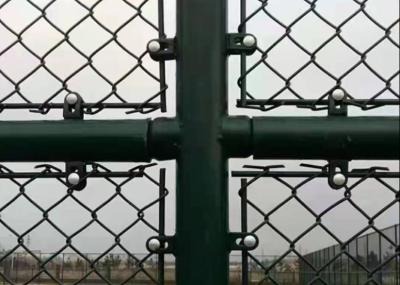 China Tijdelijke werkkracht 25*25mm 50*50mm Mesh Galvanized Chain Link Fence voor Sporten Filed Te koop