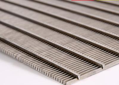 China Monel Hastelloy alambre de la cuña de 100 micrones defiende el panel plano del tamiz para el filtrado con arena en venta