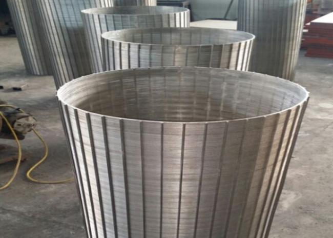 Industrial application of wedge wire screens