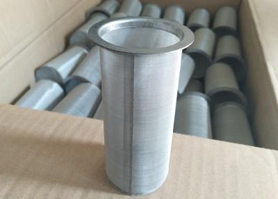 China Zylinder-einfacher Twill SS filtern Masche der 5 Mikrometer-Edelstahl Mesh Filter zu verkaufen