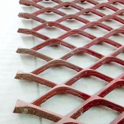 中国 高耐久性 亜鉛メッキ 鉄製エキスパンドメタルメッシュ 4x8 スチールグレーチング 販売のため