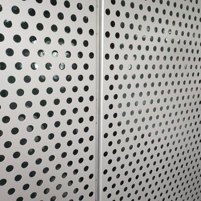 China 20 Gauge Decorative Round Hole Perforated Metal Mesh Sheet For Balcony for sale