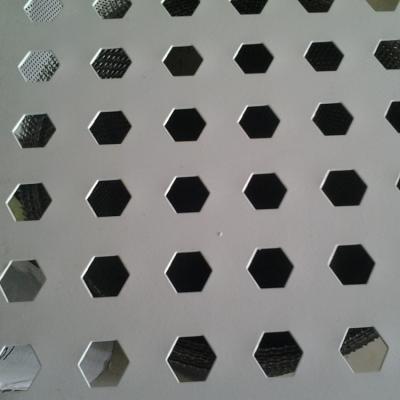 China Decoration Mesh 1000x2000mm Perforated Aluminum Panels 0.3mm Thickness for sale