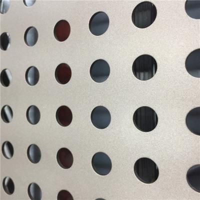 China Interior Decorative Aluminum Perforated Metal Sheet Pvc Coating For Building for sale